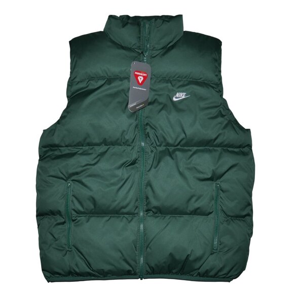 Nike Sportswear Club Primaloft Water-Repellent Puffer Vest Men’s Size M Green - Picture 5 of 14